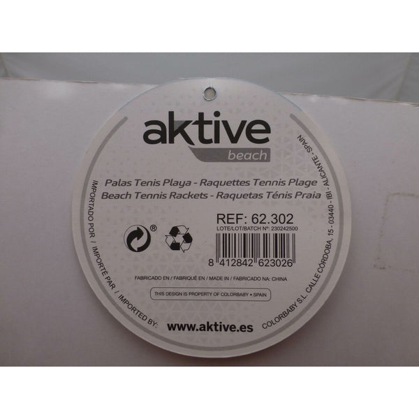 Strandschläger mit Ball Aktive Hai 19,5 x 38 cm (24 Stück)