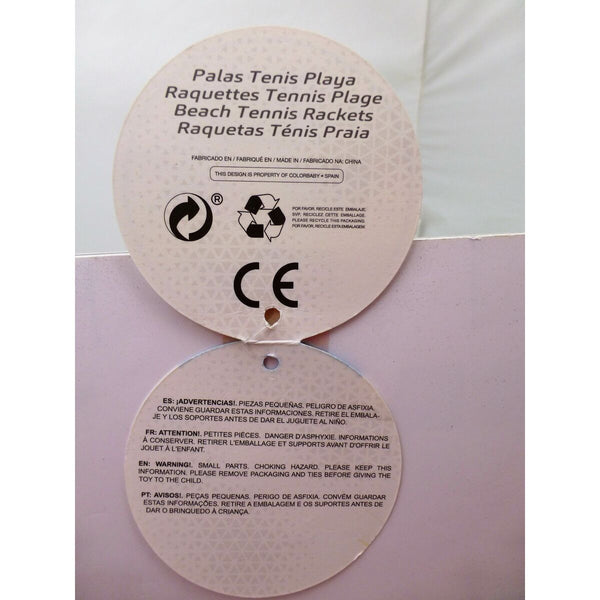 Strandschläger mit Ball Aktive Summer Fruits Holz 18,5 x 31,5 cm (24 Stück)