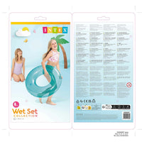 Aufblasbarer Donut-Schwimmhilfe Intex 76 x 76 cm (24 Stück)