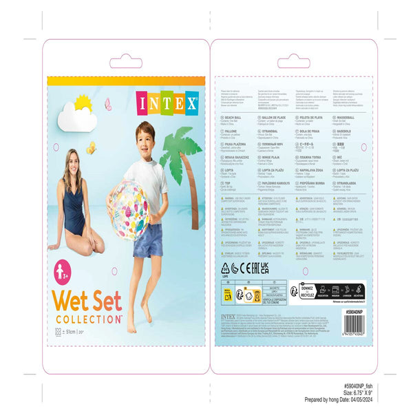 Strandball Intex Ø 51 cm PVC (36 Stück)