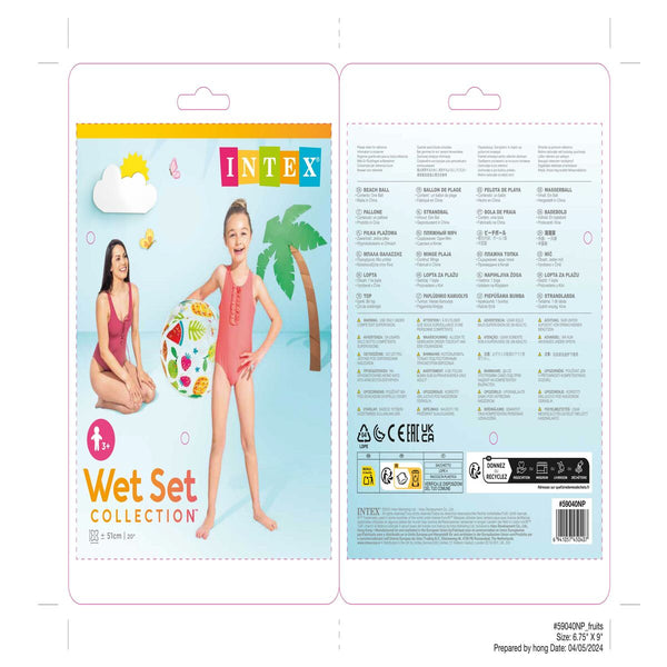 Strandball Intex Ø 51 cm PVC (36 Stück)