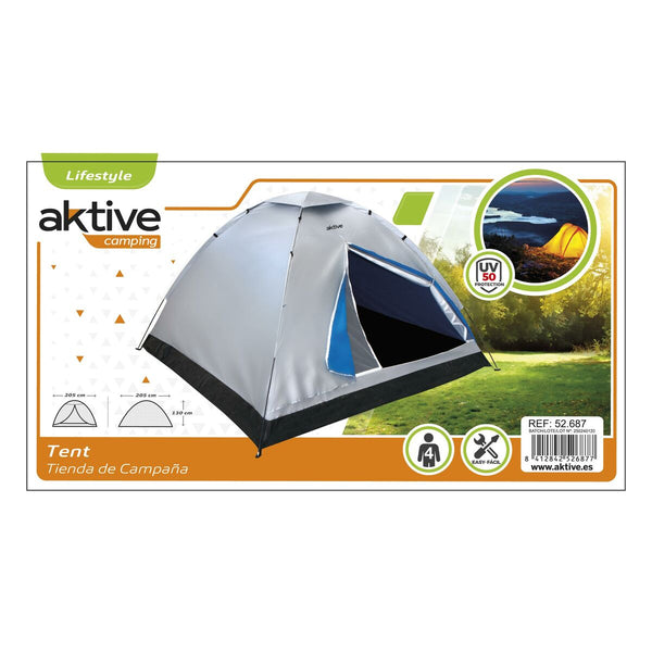 Zelt Aktive 4 menschen 205 x 130 x 205 cm (2 Stück)