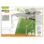 Table Klapptisch Aktive Camping Grau 90 x 70 x 60 cm (2 Stück)