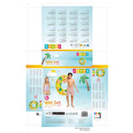 Aufblasbarer Donut-Schwimmhilfe Intex Tropical Fruits Ø 107 cm (12 Stück)