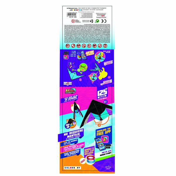 Drachen Eolo Pop-up Magic Weiß Lila