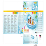 Aufblasbarer Pool Intex Blau 530 l 229 x 135 x 191 cm (2 Stück)