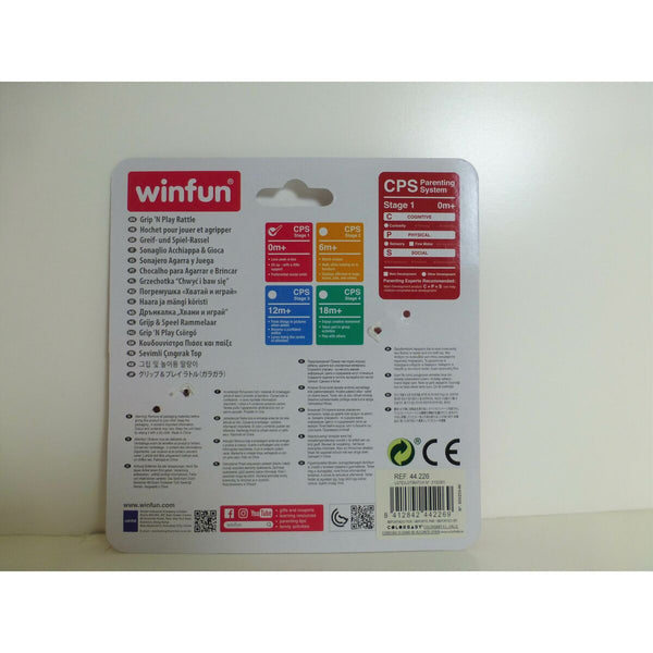 Rassel Winfun Kunststoff 12 x 13,5 x 12 cm (12 Stück)