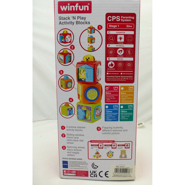 Geschicklichkeitsspiel für Babys Winfun 3 Stücke 8 x 24,5 x 8 cm (6 Stück)