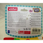 Wiegenkarussell Winfun Stoff Kunststoff 11,5 x 11,5 x 11,5 cm (6 Stück)