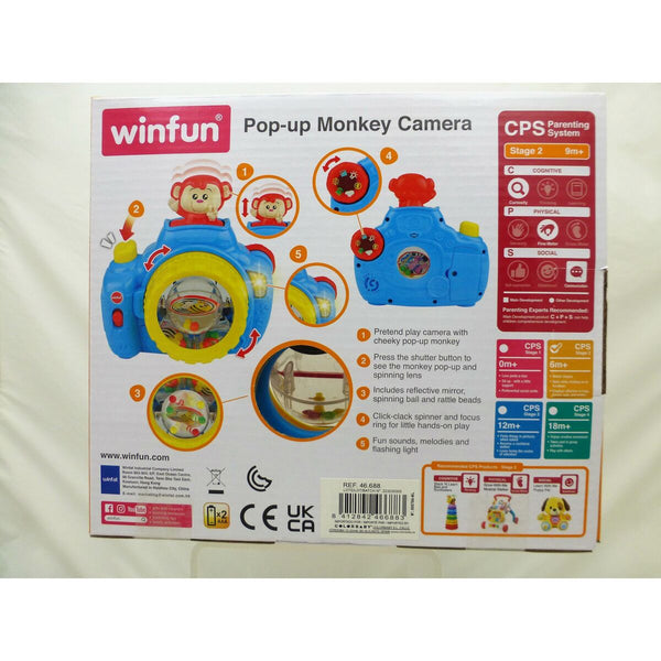 Spielzeugkamera für Kinder Winfun Blau 17 x 16,5 x 8 cm (6 Stück)