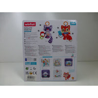Plüschtier mit integrierter Rassel Winfun Fuchs 13,5 x 26,5 x 7,5 cm (6 Stück)