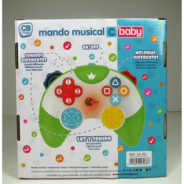 Spielzeugcontroller Colorbaby grün 15 x 5,5 x 12 cm (6 Stück)