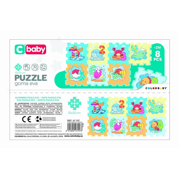 Spielmatte Colorbaby Marineblau EVA 8 Stücke (4 Stück)