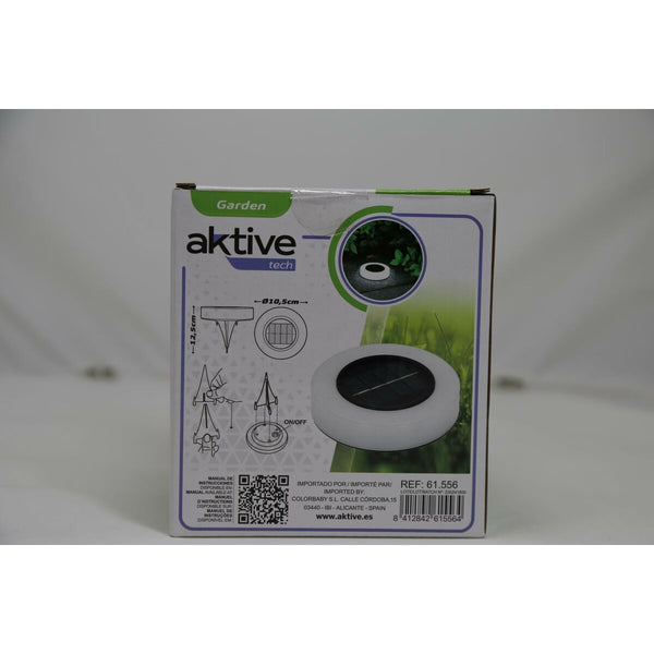 Solar-Gartenpfahl-Set Aktive 4 Stücke ABS 10,5 x 12,5 x 10,5 cm (6 Stück)