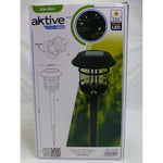 Solar-Gartenpfahl-Set Aktive 2 Stücke Edelstahl Kunststoff 13 x 55 x 13 cm (4 Stück)