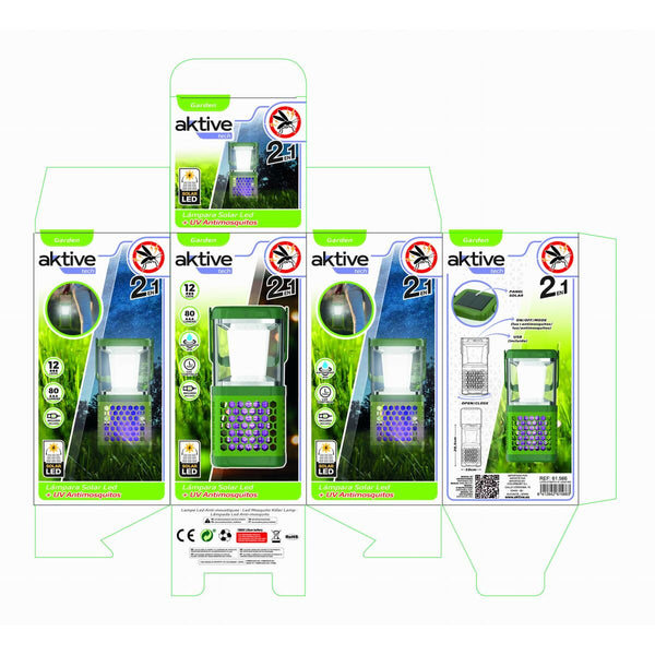 Mückenvernichtungslampe Aktive 10 x 21 x 10 cm (6 Stück)
