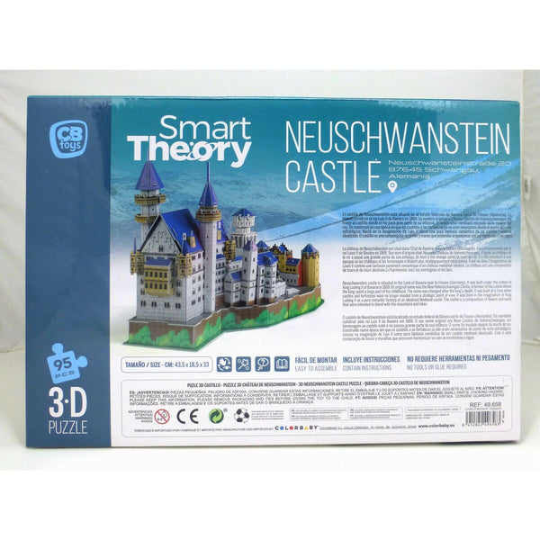 3D Puzzle Colorbaby New Swan Castle 95 Stücke 43,5 x 33 x 18,5 cm (6 Stück)