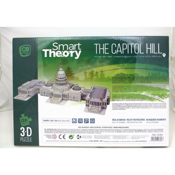 3D Puzzle Colorbaby Capitolio 126 Stücke 52,5 x 20,5 x 23,5 cm (6 Stück)