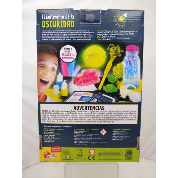 Wissenschaftsspiel Lisciani Giochi Laboratorio de la oscuridad ES (6 Stück)