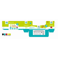Kindergeschirr-Set Colorbaby Spielzeug Abtropfer 35 Stücke (15 Stück)