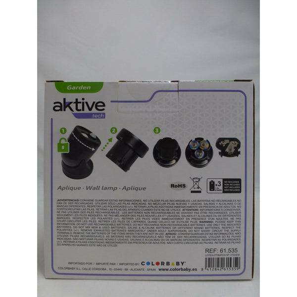 LED-Lampe mit Bewegungssensor Aktive Kunststoff 10,5 x 12,5 x 13,5 cm (12 Stück)