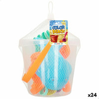 Strandspielzeuge-Set Colorbaby Ø 18 cm (24 Stück)