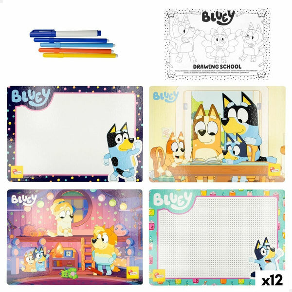 Zeichenset Bluey Pocket Drawing School (12 Stück)