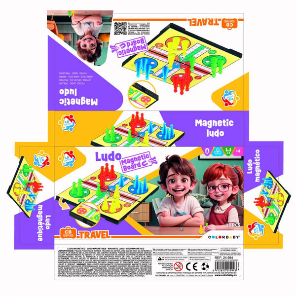 Parchis CB Games 20 x 2 x 20 cm Plattenspeicher Reisen (18 Stücke) (12 Stück)