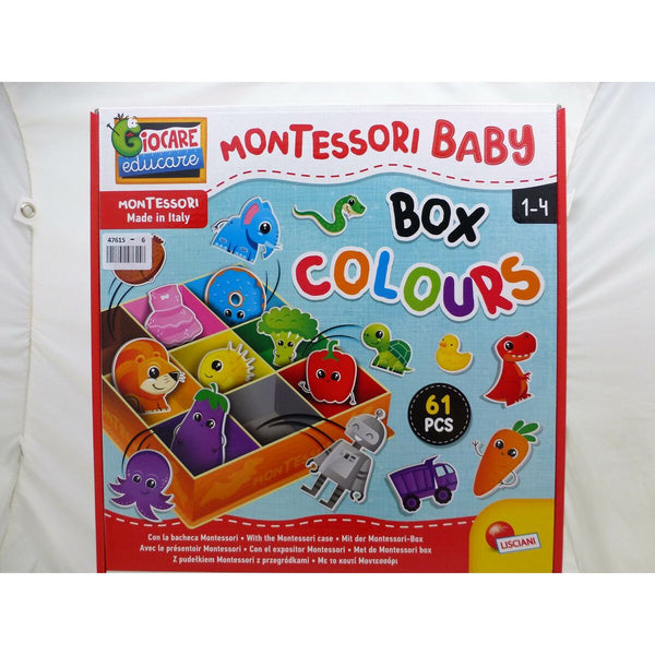 Lernspiel Lisciani Giochi 26 x 6 x 26 cm Farben Montessori-Methode 61 Stücke (6 Stück)