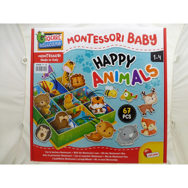 Lernspiel Lisciani Giochi 26 x 6 x 26 cm tiere Montessori-Methode 67 Stücke (6 Stück)