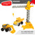 Baufahrzeuge Colorbaby 31 x 41 x 9,5 cm (4 Stück) 3 Stücke