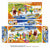 Strandspielzeuge-Set Colorbaby 40,5 x 7 x 40,5 cm (4 Stück)