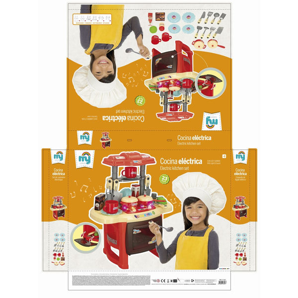 Spielküche Colorbaby 23 Stücke 37 x 47 x 23 cm