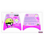 Kinderfahrradhelm Colorbaby Neon Cali Vibes Gelb (4 Stück)