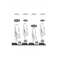 Gepolsterte Campingstuhl Lifetime Schwarz 50 x 84 x 48,5 cm (5 Stück)
