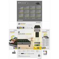 Aufblasbares Bett Intex Full Dura-Beam Prestige 137 x 25 x 191 cm 3 Stück