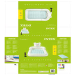 Aufblasbares Bett Intex Junior Bär 114 x 10 x 178 cm 3 Stück