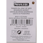 Mehrzweckkorb Privilege Seegras rund kreisförmig 18 x 8 cm (24 Stück)
