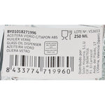 Ölfläschchen Anna Weinverschluss Glas 250 ml (12 Stück)