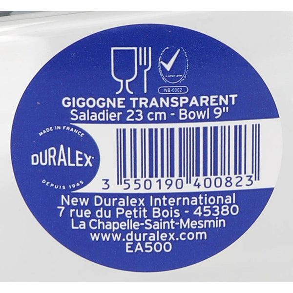 Salatschüssel Duralex Lys Durchsichtig Ø 23 cm 2,4 L (12 Stück)