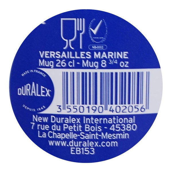 Kop Duralex Versailles Marineblau 260 ml (12 Stück)