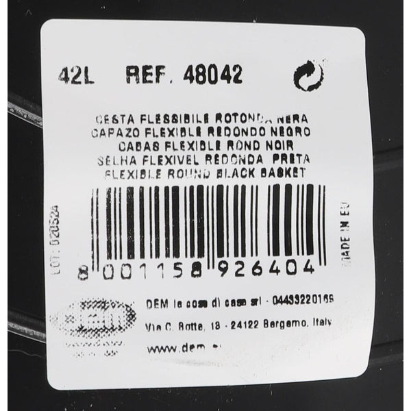 Mehrzweck-Kunststofftragetasche Dem Flexy 42 L rund (6 Stück)