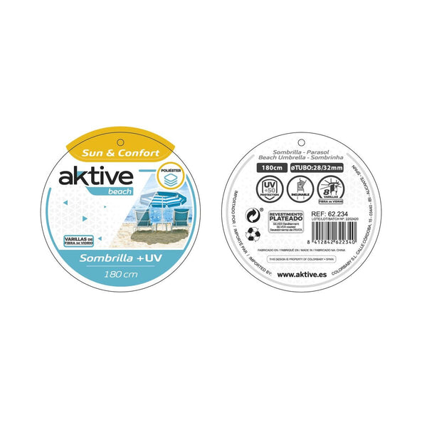 Solskærm Aktive 180 x 186 x 180 cm 180 x 180 x 180 cm (12 Stück)