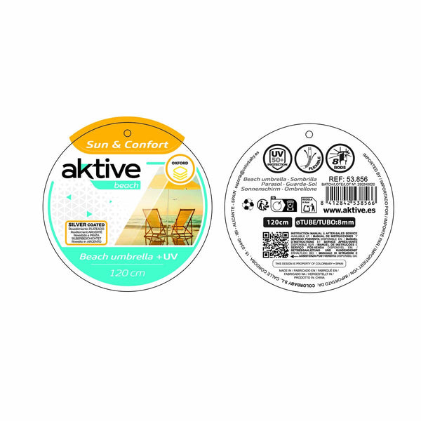 Sonnenschirm Aktive 120 x 87 x 120 cm (6 Stück)