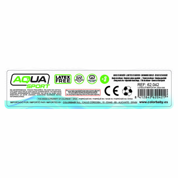 Kinder-Schwimmbrille AquaSport (12 Stück)