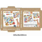 Parchís-Oca Spielbrett Woomax Zookabee 30 x 3 x 30 cm Für Kinder tiere (6 Stück)