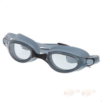 Erwachsenen-Schwimmbrille AquaSport Schwarz Grau (12 Stück)