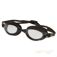 Erwachsenen-Schwimmbrille AquaSport Schwarz Grau (12 Stück)