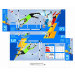 Fussballtor Colorbaby 190 x 132 x 90 cm (2 Stück)