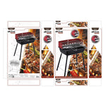 Grill Tragbarer Aktive Metall 42 x 54 x 42 cm (2 Stück)